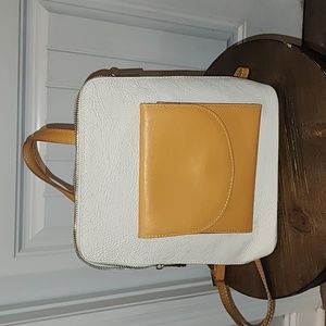 Divina Firenze leather bookbag